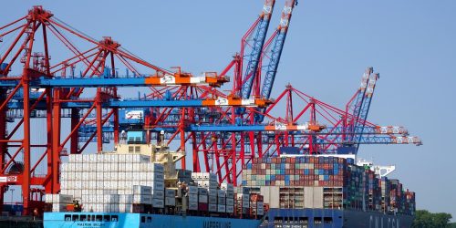 port, loading, container, transport, supply chain, ship, crane, hamburg, container terminal, terminal, freight, logistics, supply chain, supply chain, supply chain, supply chain, supply chain